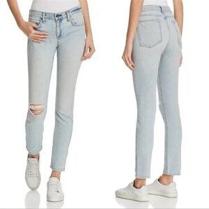 NWT rag & bone /JEAN High Rise Skinny in Glena Japanese Rigid Denim Jeans 25